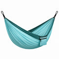 Hamac en nylon parachute turquoise 275 cm x 140 cm