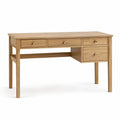 Bureau en bois avec tiroirs 140x60x75 cm