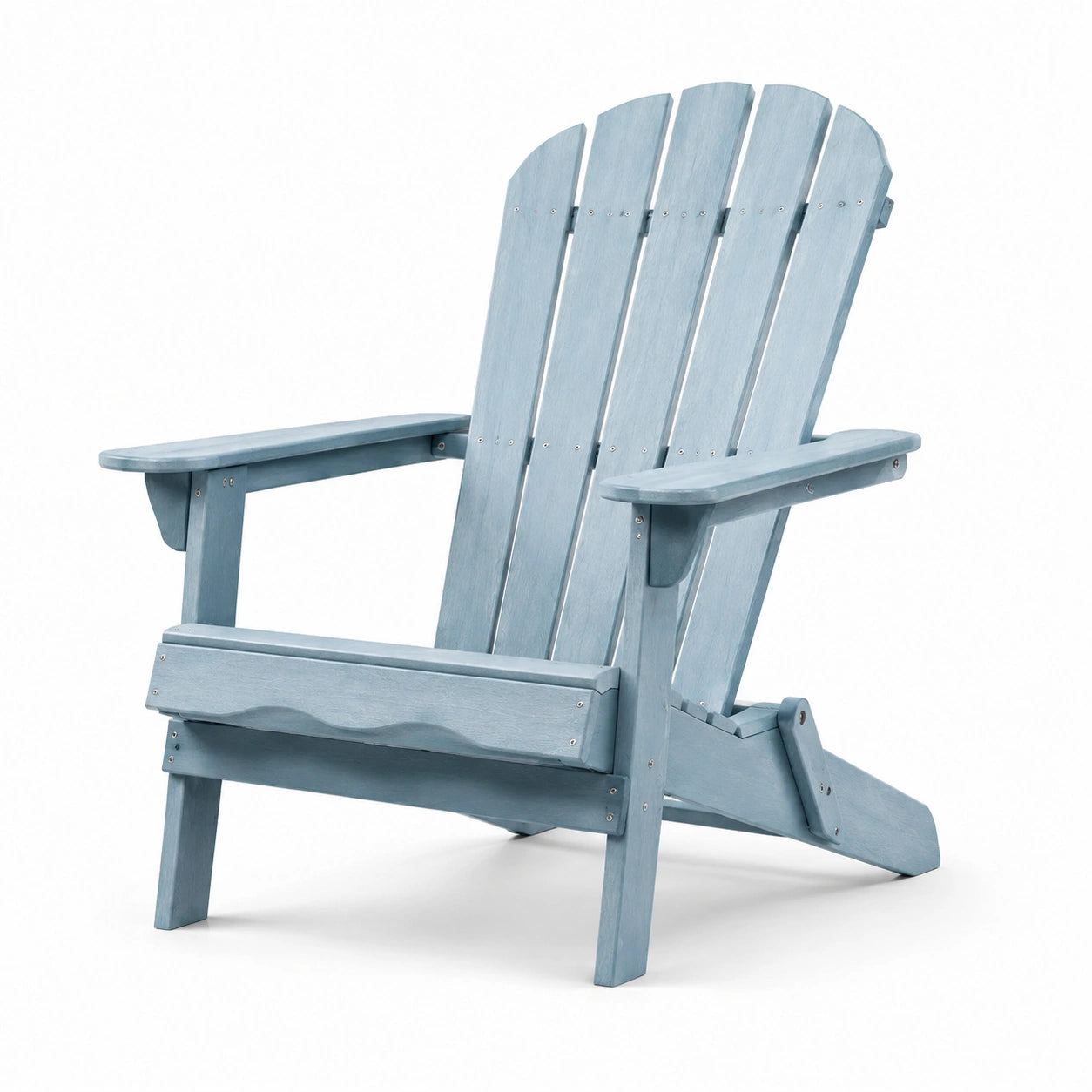 Fauteuil Adirondack en bois d'acacia bleu