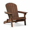 Fauteuil Adirondack en bois d'acacia brun 77cm x 88cm x 92cm
